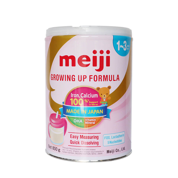 Sữa Meiji số 1 – 3 tuổi dạng hộp sắt (Sữa Meiji số 9)