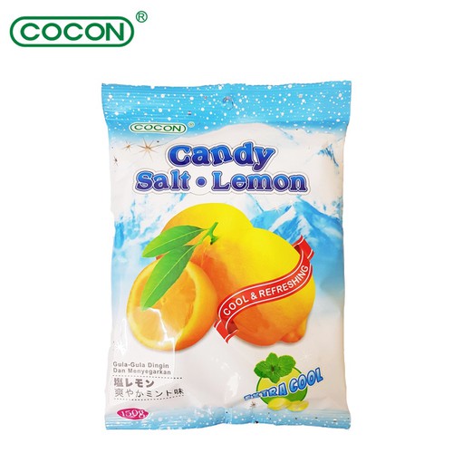 KẸO COCON MENTHOL LEMON SALT CANDY 150G