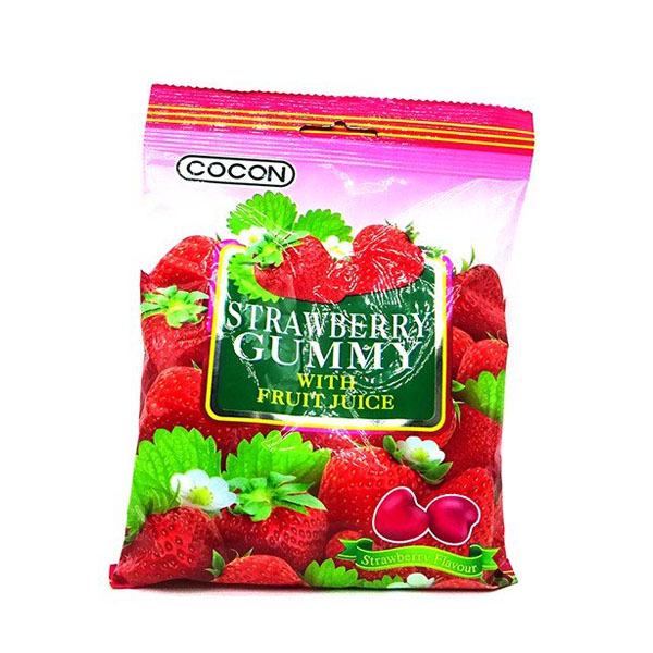 KẸO COCON STRAWBERRY GUMMY 100G