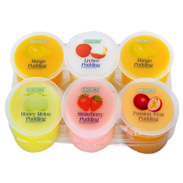 Thạch Cocon Nata Decoco Pudding 80g x 6cups