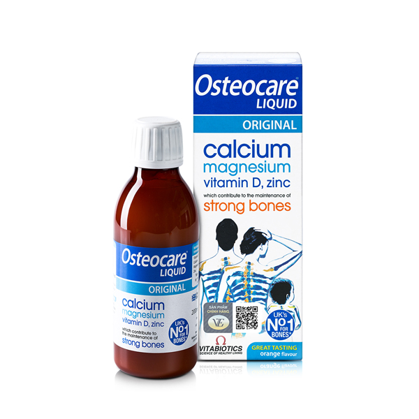 Canxi nước Osteocare Liquid của Anh 200ml