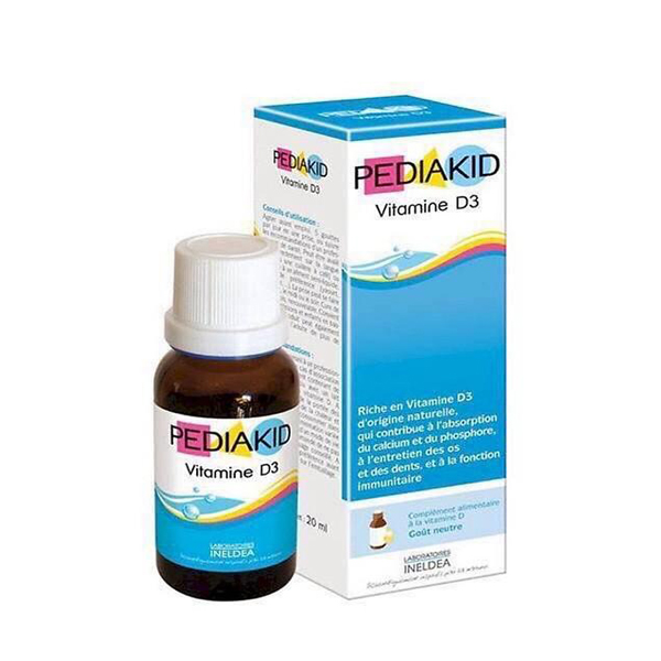 Vitamin D3 Pediakid dạng nước của Pháp 20ml