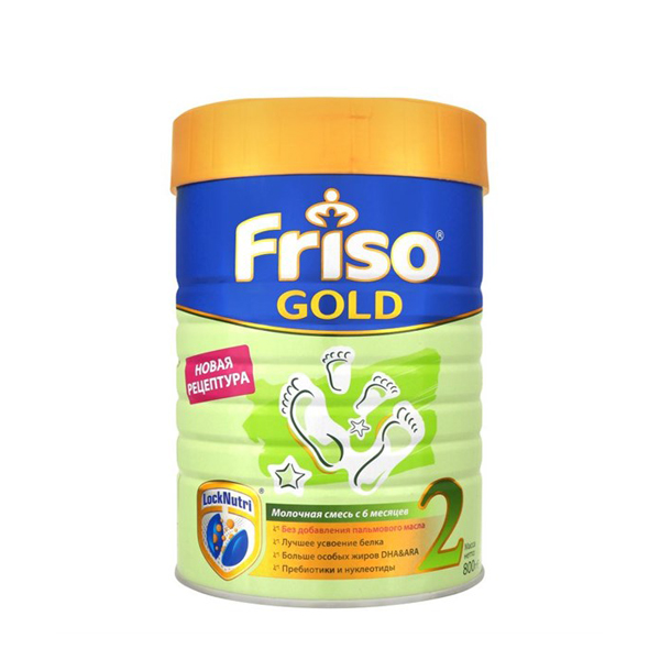 Sữa Friso Gold số 2 Nga 800g 6-12 tháng tuổi