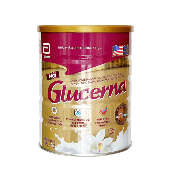 Sữa Glucerna 850g Abbott (Cho người bệnh tiểu đường)