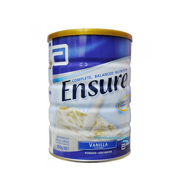 Sữa Bột Ensure Úc Vị Vani 850g