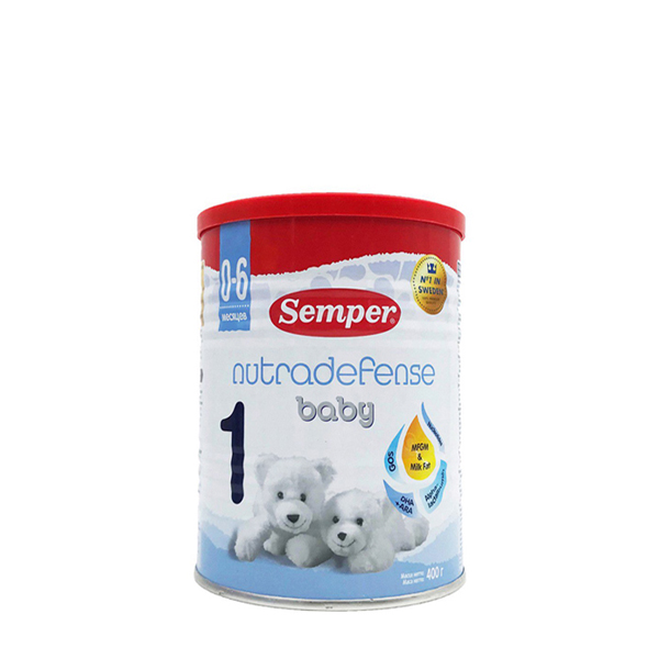 Sữa tăng cân Semper số 1 Nga 400g cho bé từ 0-6 tháng